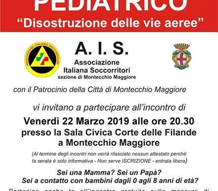 Incontro Gratuito Primo soccorso pediatrico