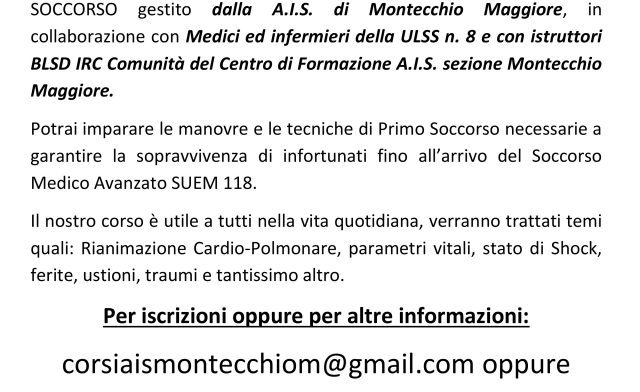 Corso di Primo Soccorso